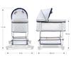 MILLY MALLY 5430 Колыбель Dream On - ПРОСТОЙ СЕРЫЙ