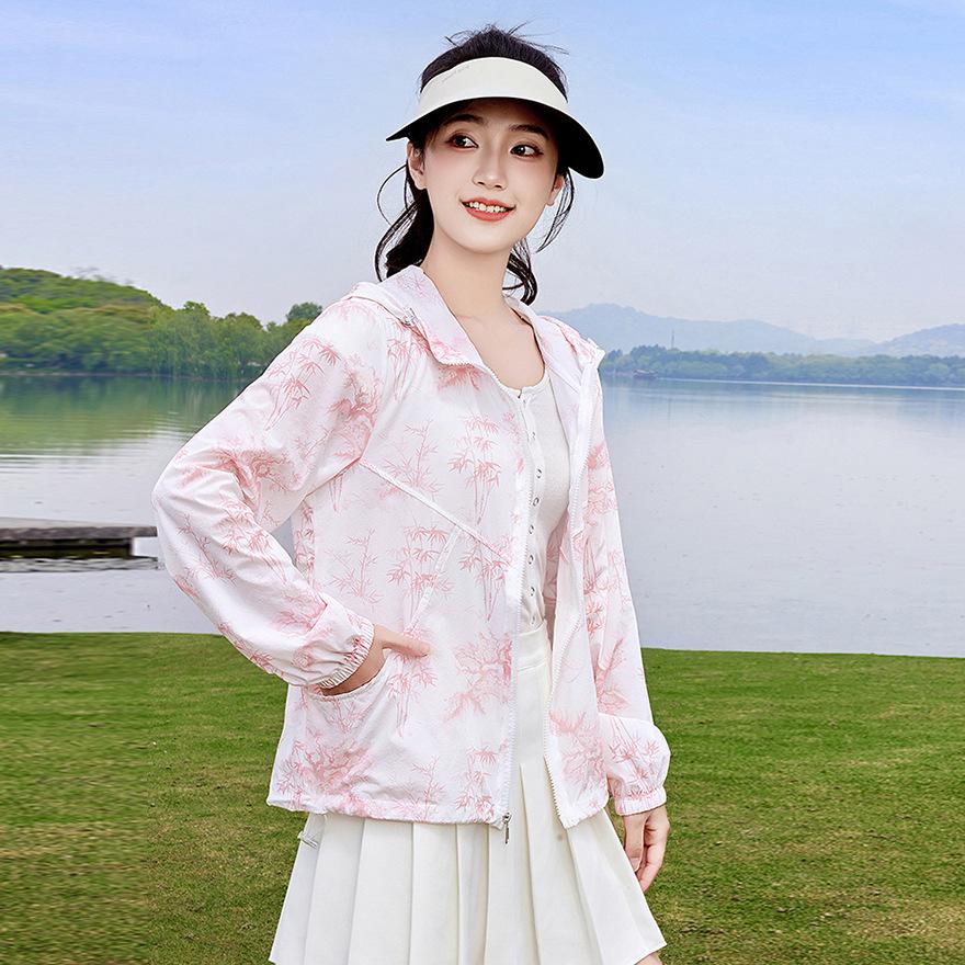 Fashion Sunscreen Clothes Women's Summer New Color Sunscreen Shirts Breathable Outdoor Sunscreen Clothes Cool Light Jacket