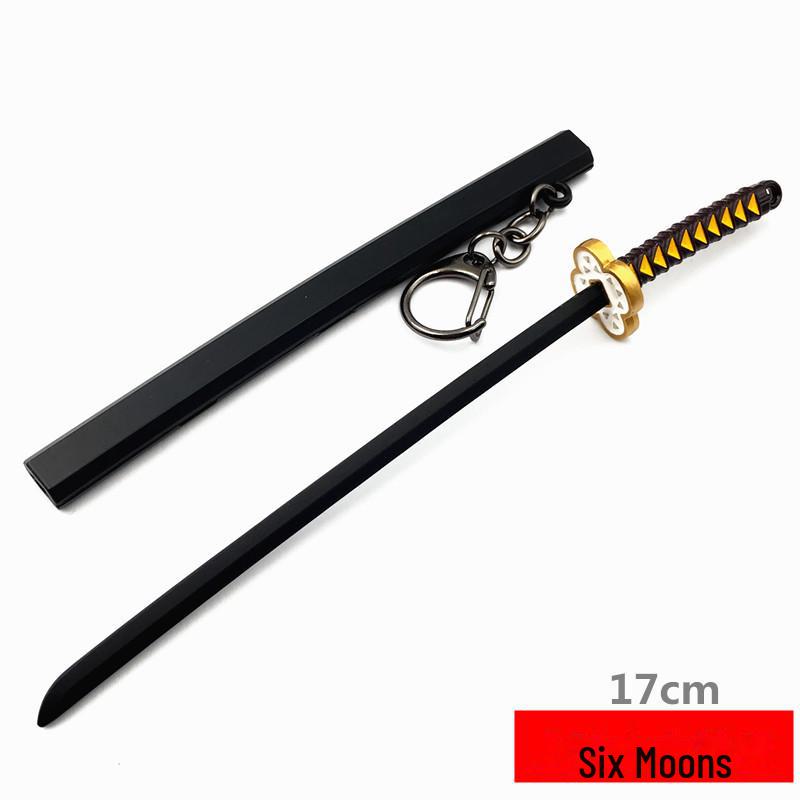 Модель меча-подвески «Убийца демонов Камадо Пламя и Ветер», брелок, 17 см