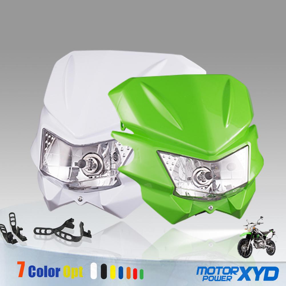 Мотоциклетная фара 12В H4 35Вт для KAWASAKI KLX 110 125 150 230 250 300 450R CRF WRF Питбайк Мотоцикл