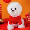 Puppy Dog Clothes Festive Lucky Cat Warm New Year's Greetings Two-legged Small Dog Bigbear Puppy Pet Sweater