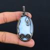 Owyhee Opal Gemstone Pure Copper Wire Wrapped Handmade Pendant Jewelry
