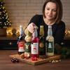 10x MONOPOL BOTTLES 500ml CHRISTMAS DECORATED For Gift Liqueur Decoration
