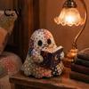 Halloween DIY Patchwork Kit Ghost Kit, Cute Doll Sewing Set with Pre-Cut Autumn Craft for Adults Fabrics, Holiday Handmade Gift, Home