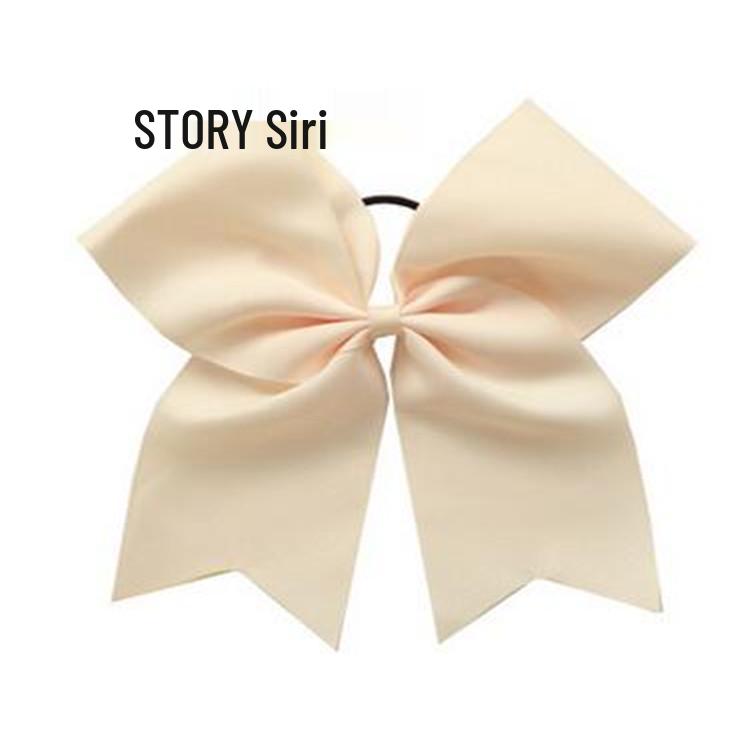 8-Inch Pigtail Bow Ribbon Hair Tie for Girls