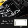 Matte Car Interior Audio Speaker Car Door Loudspeaker Trim Cover Sticker Accessories For BMW 5 Series F10 F11 F18 Car Styling
