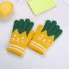 Winter Warm Fleece-Lined Gloves for Kids: Cold-Proof Knit Gloves for Kindergarten & Elementary Students