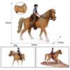 Кукольный домик Симуляция Животные Скачки Модели Игрушки Фигурки Действия Сплошные Коллекционные Модели Куклы Образовательные Игрушки Дети