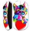 Wireless Mouse - Maniacase - Black - Cat On Heart Pattern - USB - Wireless Connectivity