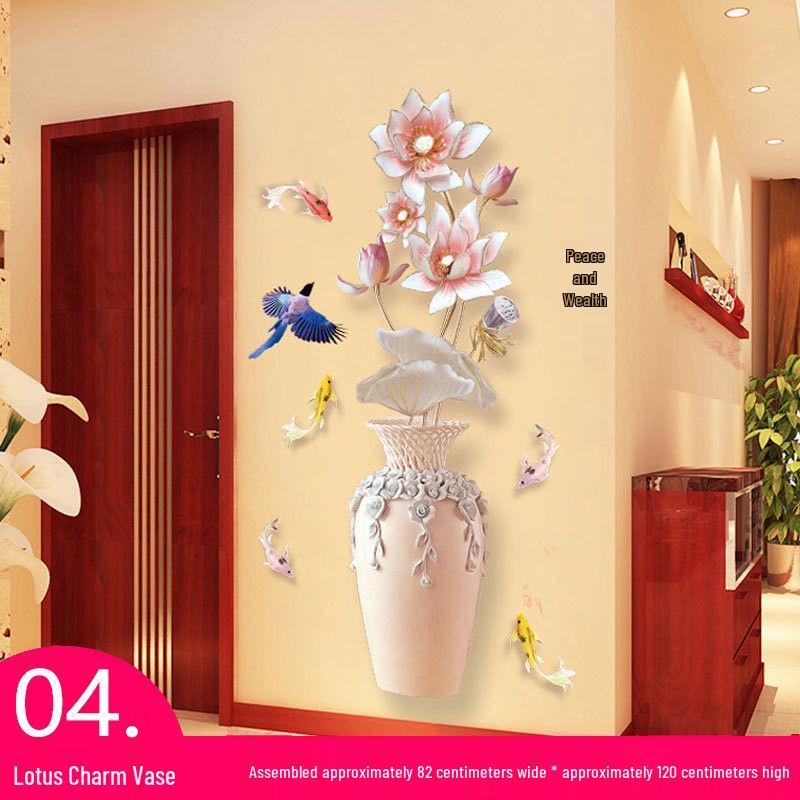 Самоклеящиеся настенные наклейки в китайском стиле для декора гостиной и спальни