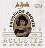 La Bella Acoustic Strings 7GPCL-C Coated Custom Light Tension