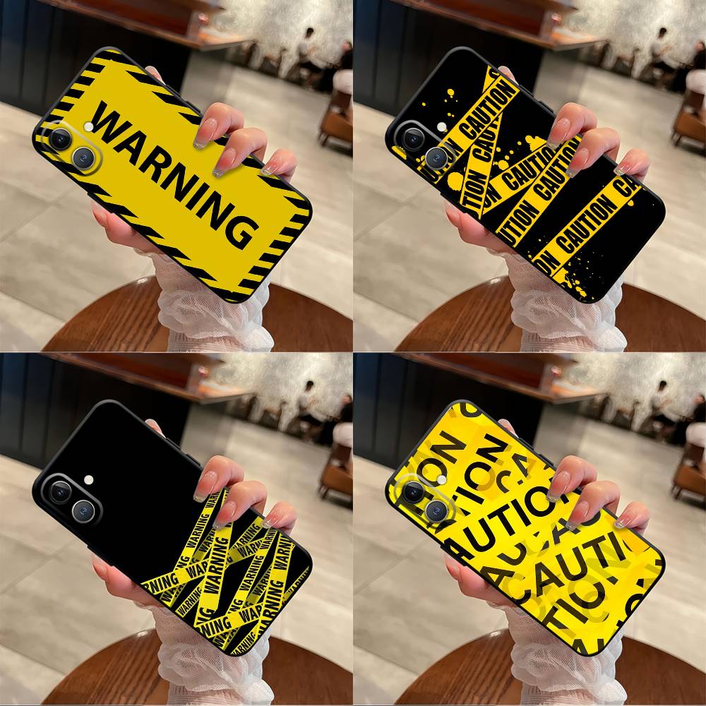 Желтое предупреждение Для Iphone 17 Air 16 Pro Max 15 14 13 Полное покрытие Ударопрочный Чехол MagSafe