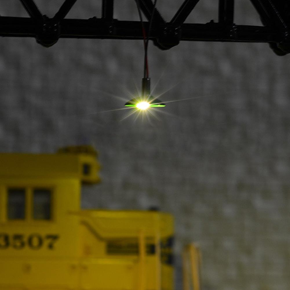 10 x OO / HO Scale Street Light Model Wall Lamp Posts Led Потолочные светильники Black