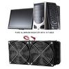 240MM Computer CPU Water Cooling Cooler Heat Row Radiator with Dual Fan 18 Tubes