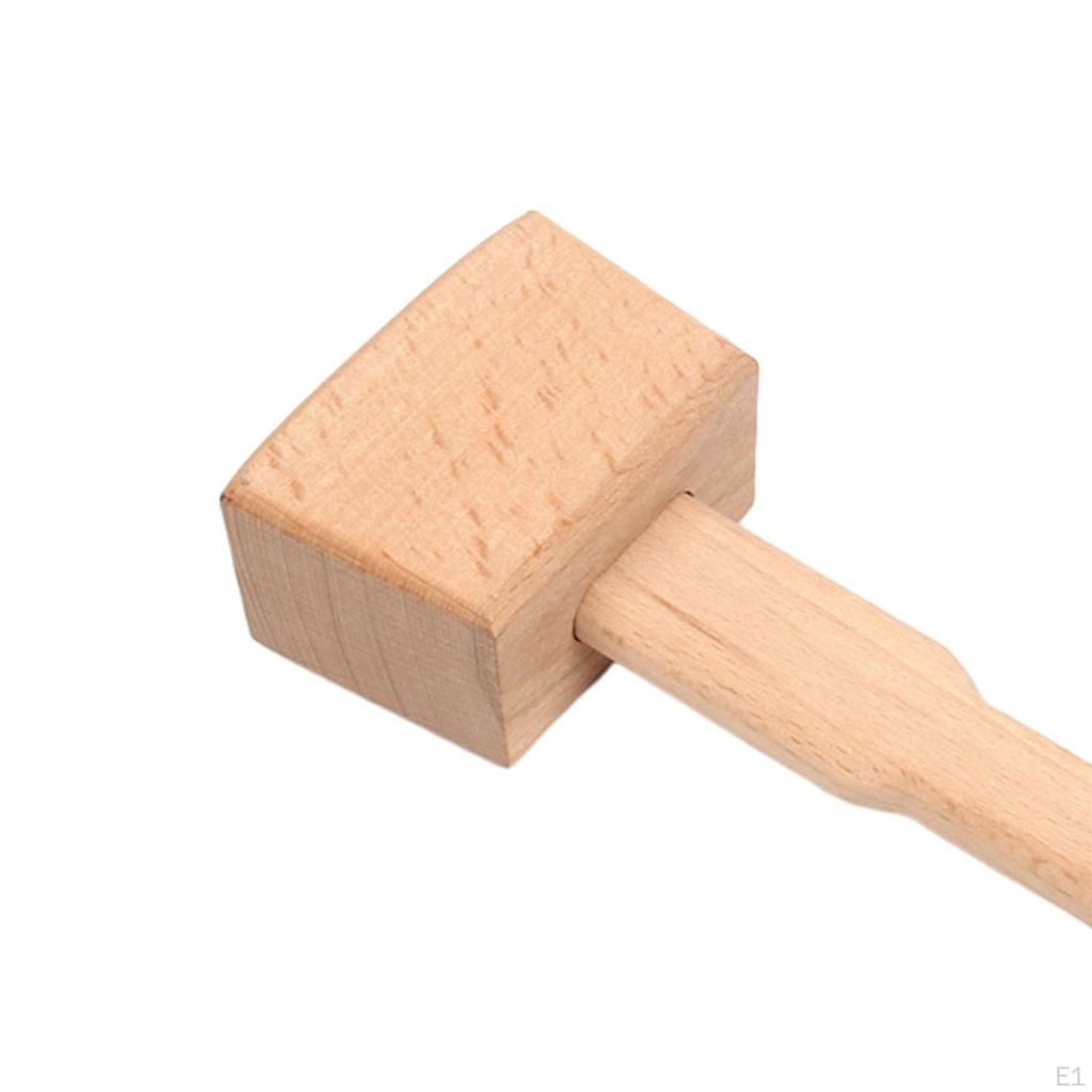 Деревянные столярные молотки с ручкой для раскалывания орехов, резьба по дереву