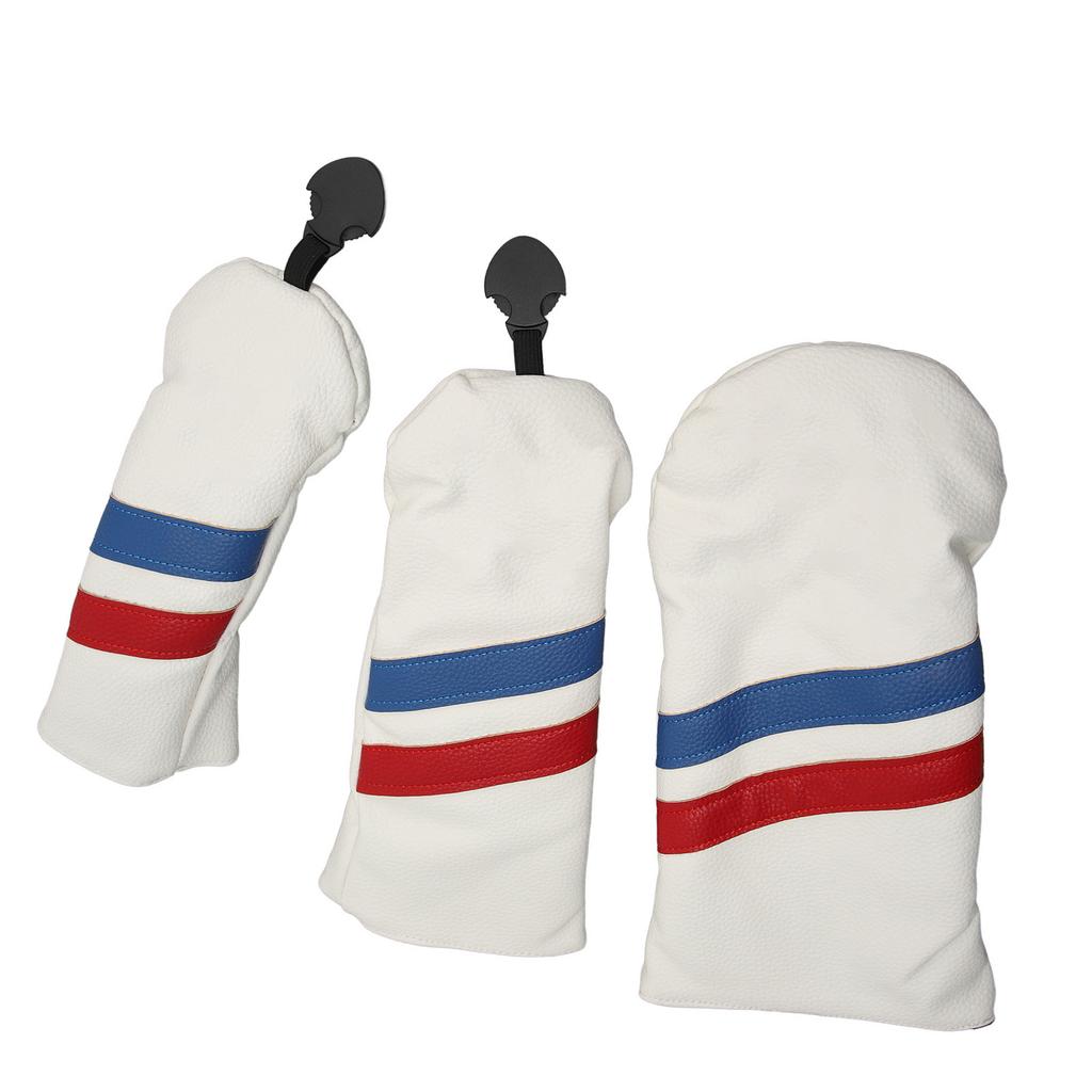 3 шт. Чехлы на головки гольф-клубов для драйвера, фейрвей-вудов, гибрида, UT, набор чехлов на головки, гольф-аксессуары