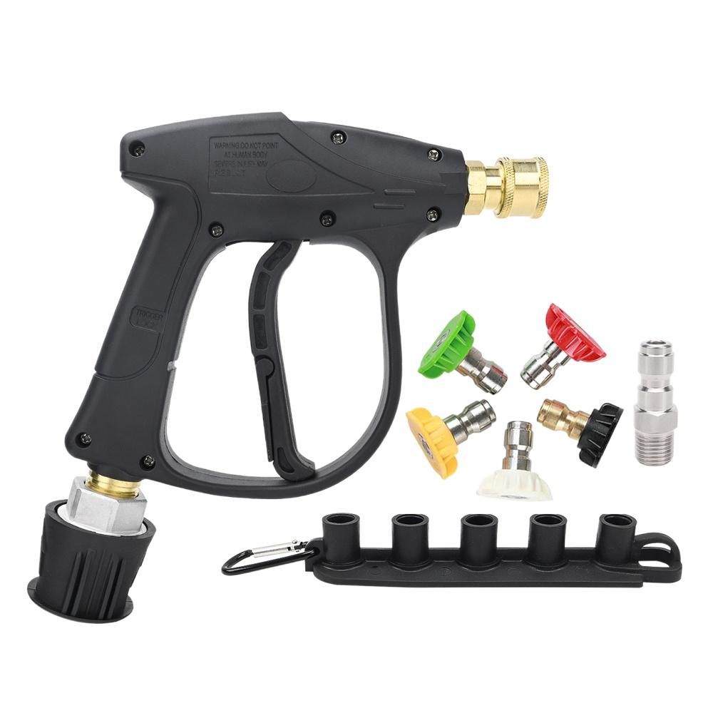 Водяной пистолет для мойки высокого давления для чистки автомобиля, разъем для шланга для Karcher Nilfisk Parkside Bosch, быстроразъемные насадки