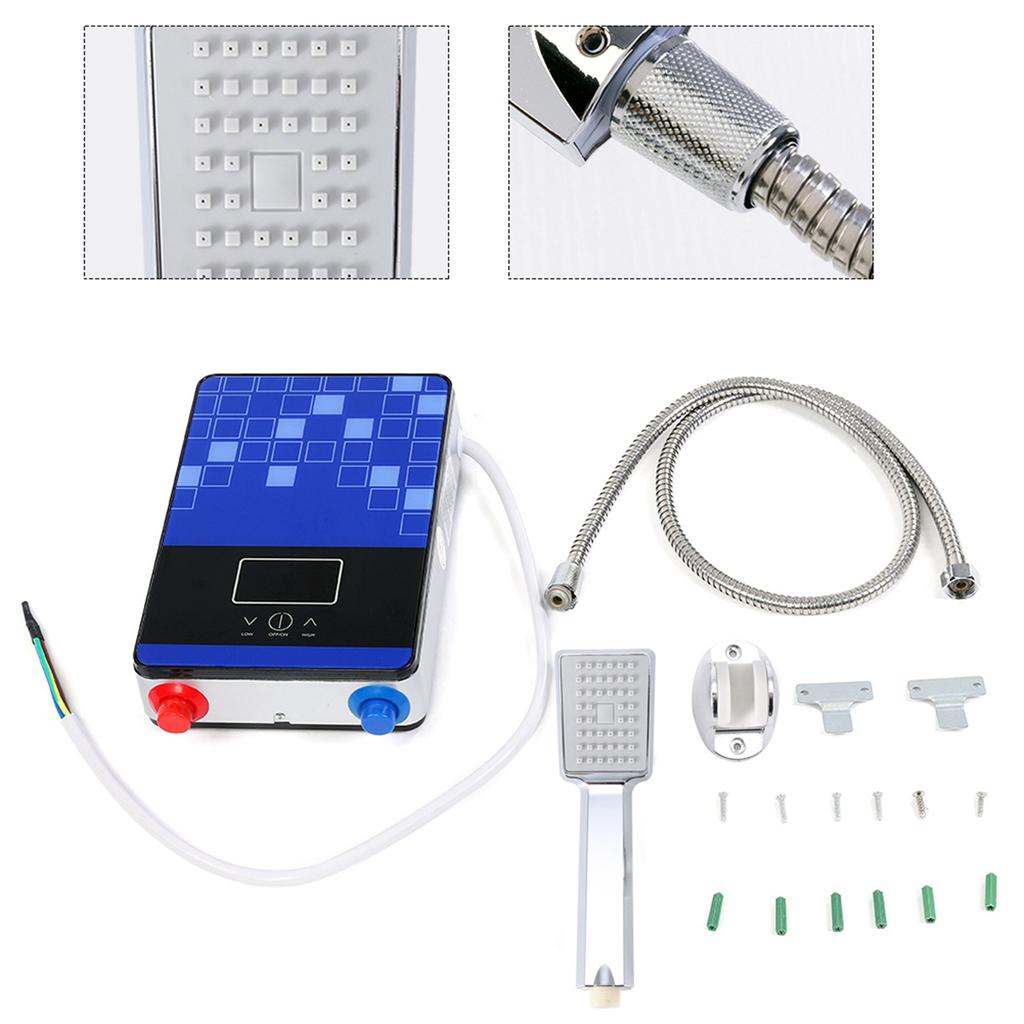 220V 6500W Tankless мгновенный электрический нагреватель горячей воды для домашнего душа в ванной комнате