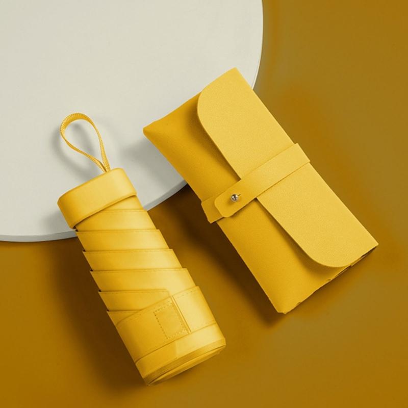 Карманный зонт Долговечность Конструкции из железного волокна УФ-зонт от солнца Дождевые зонты для активного отдыха и поездок на работу