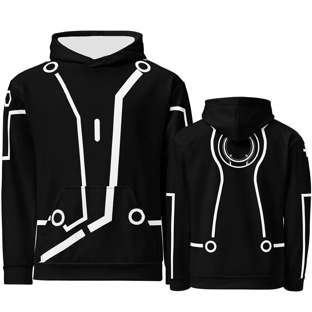 Косплей На заказ Европейский размер Худи TRON Арес Фильм Графический 3D Печать Свитшоты Зима Nine Inch Nails NIN Группа Пуловер Мужской