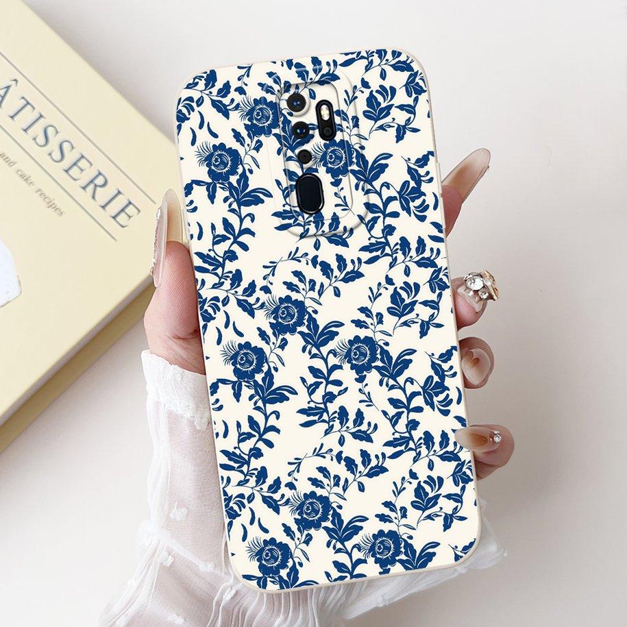 Чехол для OPPO A9 2020 Чехол A5 2020 Coque CPH1937 CPH1959 Capa Модный Цветочный Рисунок Ударопрочный Бампер Для OPPO A11 A11X Fundas