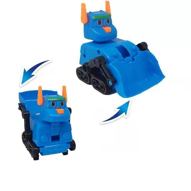 Gogo Dino Transforming Car Airplane Boat Crane Toy For Children