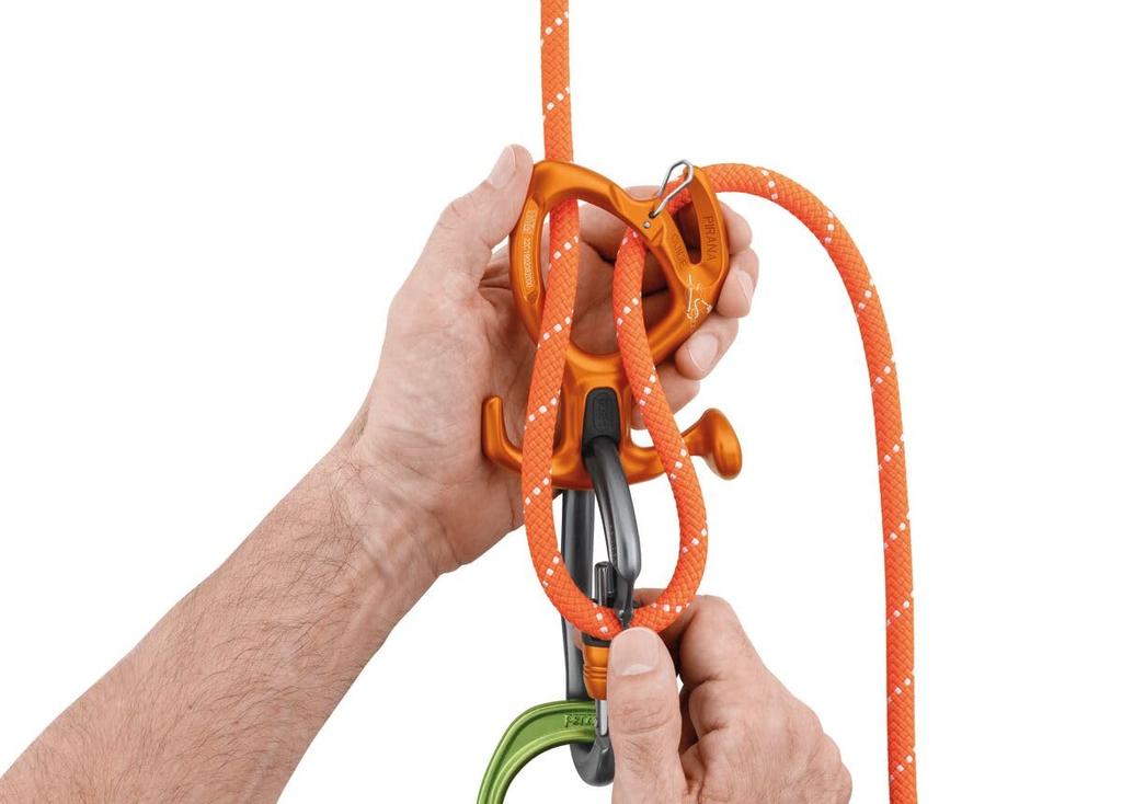 Petzl Pirana Guide Регулируемый фрикционный поводок с Asola со шпорами и замками для Torrentism Orange U Uni Adult