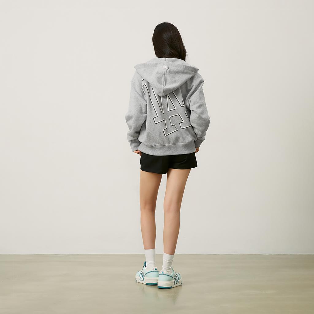 New MLB Los Angeles Dodgers Basic Collection Sweatshirt Unisex Gray 3ATRB0544-07MGS