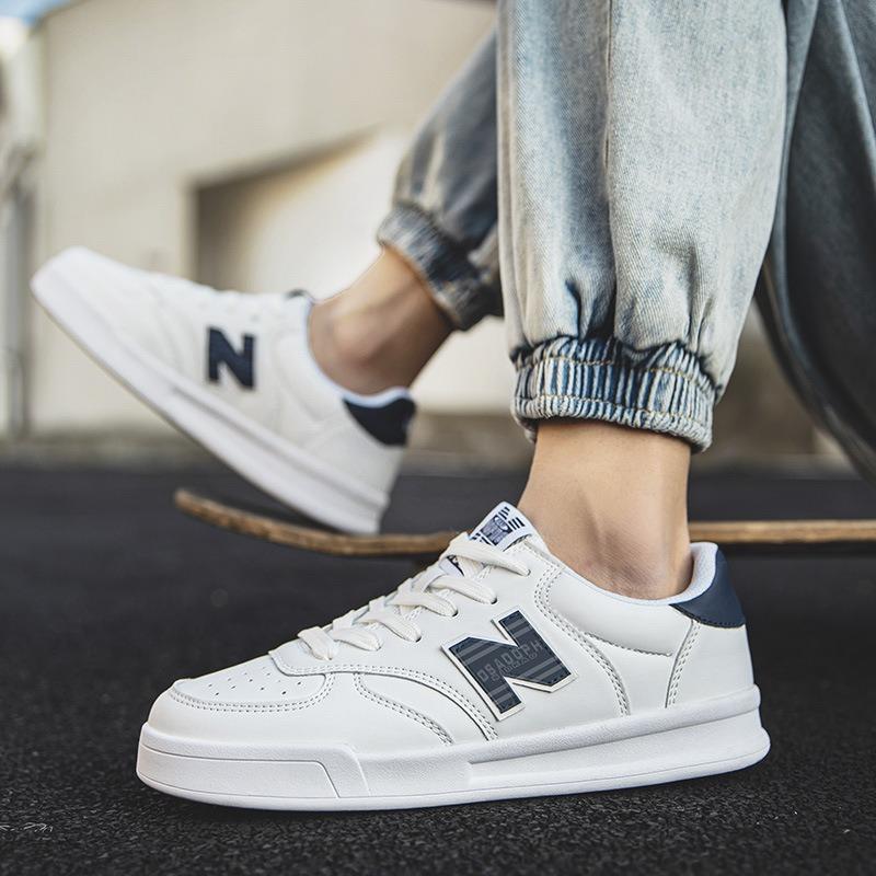 Shoes men's nb spring and autumn cool running sports and leisure board shoes little white shoes couple shoes
