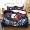 Eagle Digital Printed Duvet Cover Set Bedding Set With Pillowcase Quilt Cover Three-Piece Set
