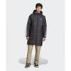 Длинная стеганая куртка черного цвета Hz0684