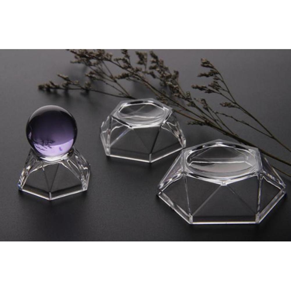 Sleek Acrylic Stand for Crystal Ball Display for Home and Shop Use