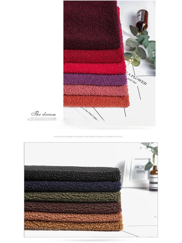 Осень/Зима Новая Гранулированная Ягненок и Вельвет Тедди Ткань для Одежды Для Домашних Животных