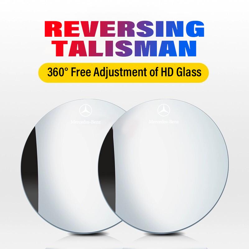 2 шт. Регулируемое зеркало заднего вида для слепой зоны автомобиля с углом обзора 360 градусов для Mercedes Benz AMG W212 W205 W246 W177 W176 W213 GLC GLE GLS ML Добро пожаловать Лазерная лампа с логотипом