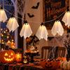 Warm White Halloween String Lights Spooky LED String Lights Decorative Lamp Lights  Haunted House