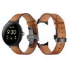Кожаный ремешок с бабочкой для Google Pixel Watch Band Pixel Watch Ремешки для часов Браслет С адаптером (Серебристый/Черный/Розовое золото)