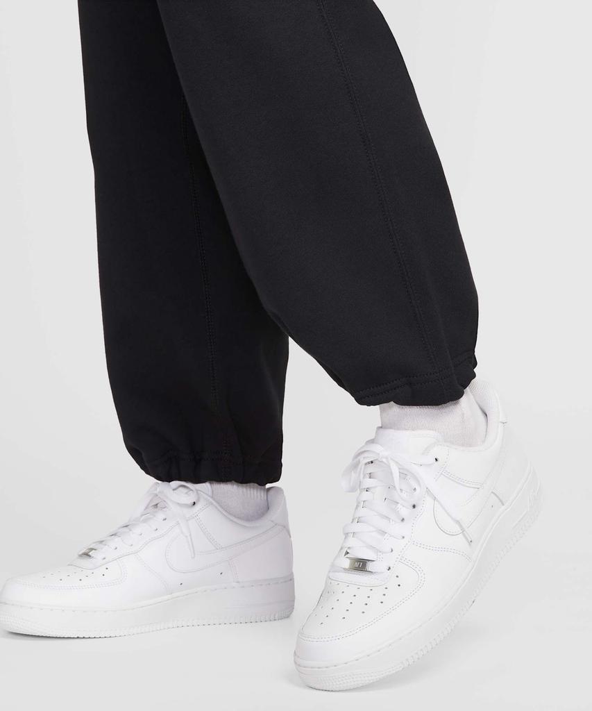Nike Штаны Solo Swoosh из флиса с открытым низом M - Черный:Белый / Hv1091-010