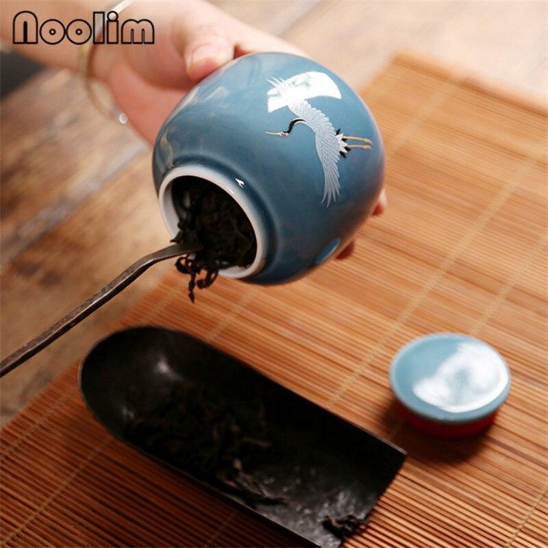 Портативная ручная роспись кран-чайник керамическая канистра герметичная банка для специй резервуар для хранения упаковочная коробка