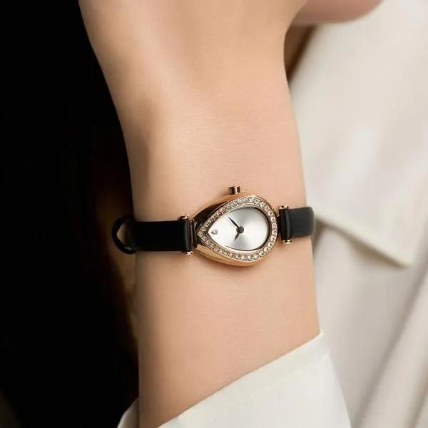 Потрясающие женские часы Rosé Rose Gold с кубическим цирконием