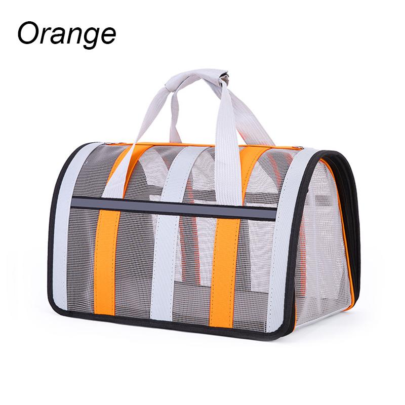 Портативная сумка-переноска для собак и кошек, дорожные сумки для щенков, дышащая сетка для маленьких собак, кошек и собак, складная сумка-сетка для клеток малого и среднего размера