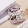 Solid Color Ring Necklace Case Mini Jewelry Display Case Creative Earrings Holder  Container