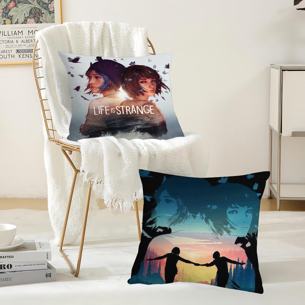 Life Is SStrange Adventure Game Movie Pillow Case Suitable For Bedrooms Living Rooms Cars Home Decoration