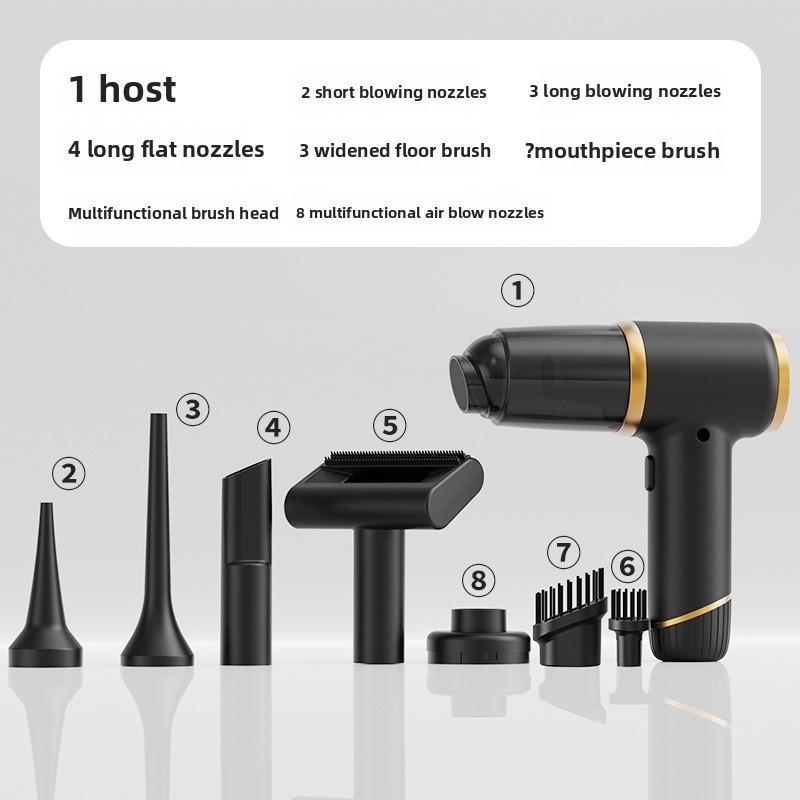 Пылесос Автомобильный Выдув и Всасывание Двойного назначения Беспроводной Большой Аспиратор Маленький Пылесос Клавиатура Бытовой Пылесос