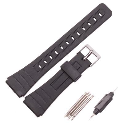 Ремешок для часов силиконовый ремешок для часов женский мужской черный спортивный ремешок для часов для дайвинга с нержавеющей сталью 16 мм 18 мм 20 мм