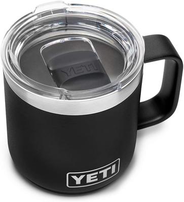 YETI Разнообразные, обильные цвета. Нержавеющая сталь Rambler 10 унций, термокружка и кружка для холода с крышкой. Раздвижные цвета., (296мл) (Магнитный, Тип) (черный) [Продукт]