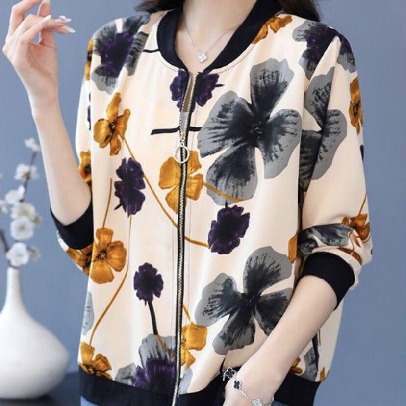 2025 Stylish Women's Large Ice Silk Sun Protection Chiffon Jacket - Long Sleeves, Beach and Holiday Ready