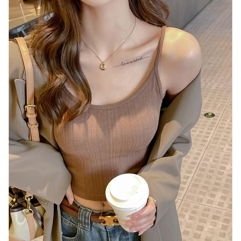 Осенне-зимний белый теплый нижний жилет для женщин с нагрудной подкладкой, одна фиксированная новая облегающая внутренняя блузка