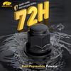 MIKKUPPA 24pcs Wheel Lug Nuts M12x1.25 Black Mag Washer Style Hex Nuts Universal Fit for Car SUV Pickup Truck Wheels Strong Rust