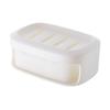 Nail Free Wall Hanging Soap Case Holder Soap Container Self Draining for Bathroom Kitchen 02#
