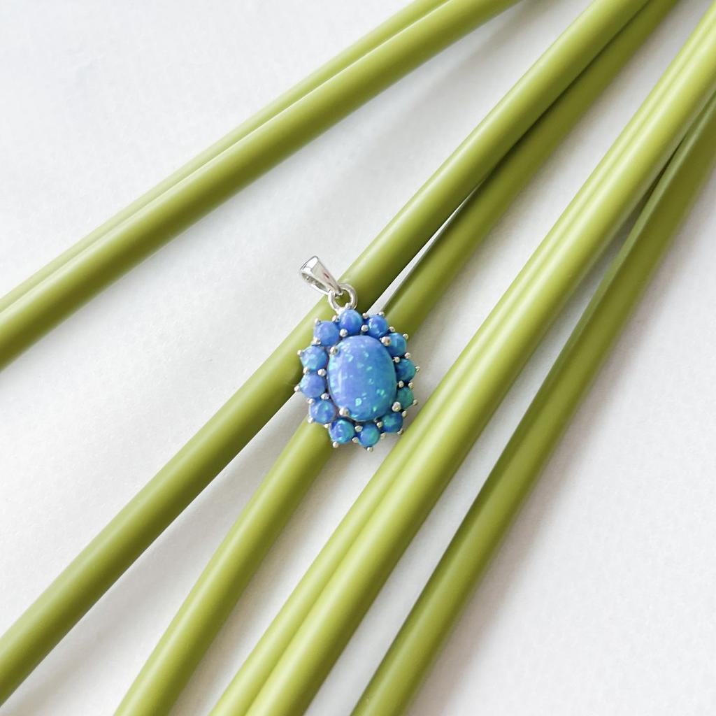 Серебряная подвеска с опалом 2.15ct (2151869)